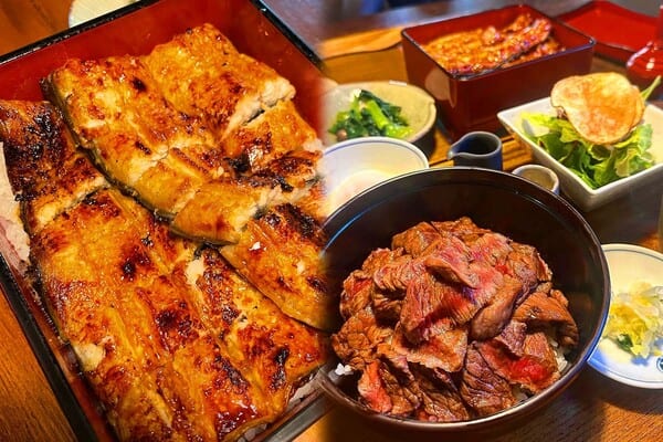 유노타케안 장어덮밥, 소고기덮밥 / 사진=인스타그램 유노타케안 장어덮밥, 소고기덮밥 / 사진=인스타그램