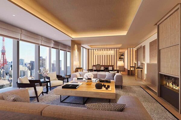 아만 도쿄 객실 / 사진=travelandleisure 아만 도쿄 객실 / 사진=travelandleisure