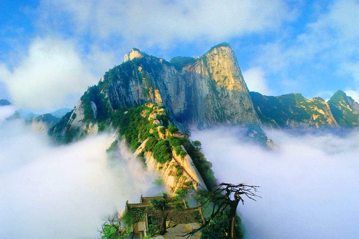 서안 화산 풍경 서안 화산 풍경