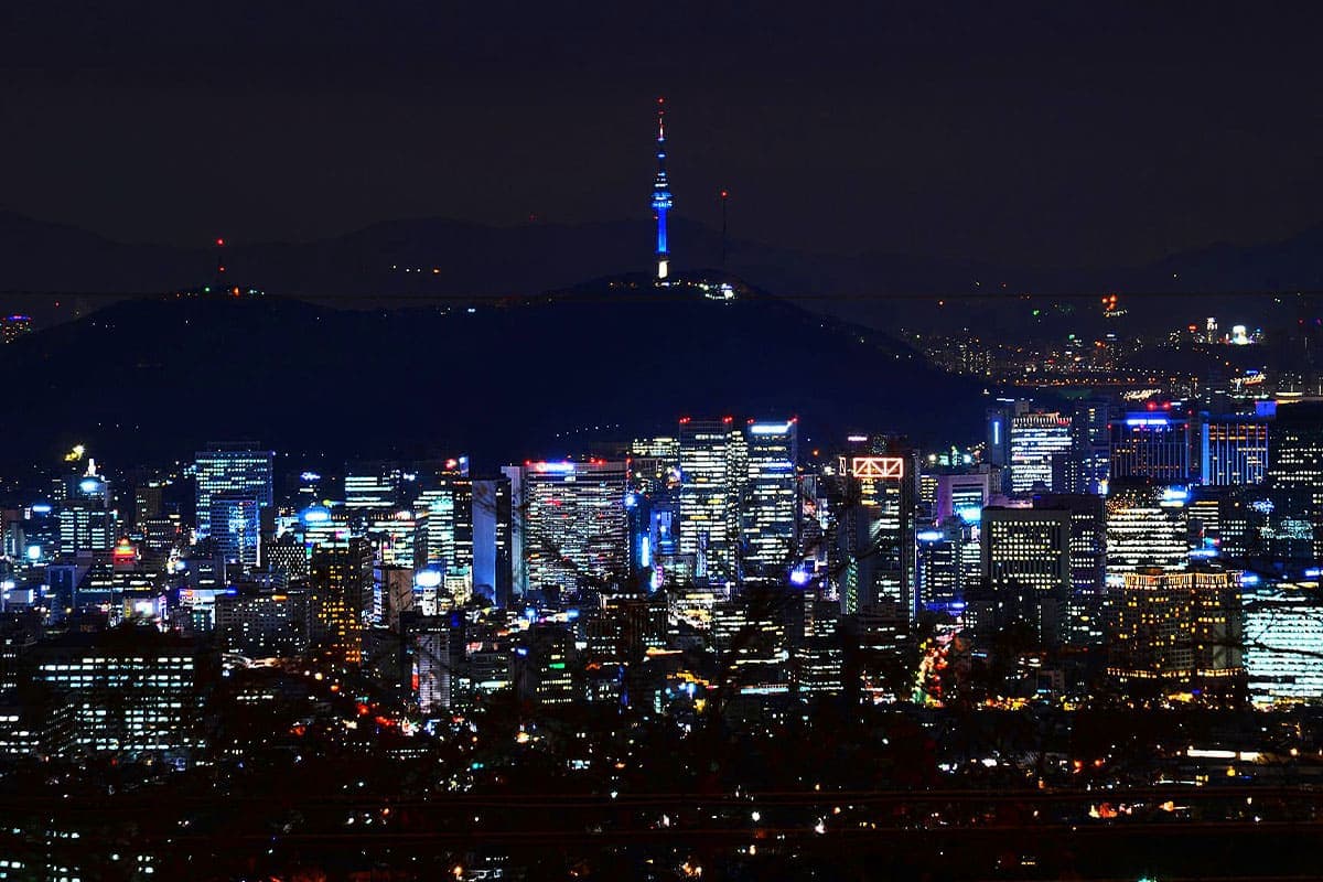 북악팔각정 풍경 