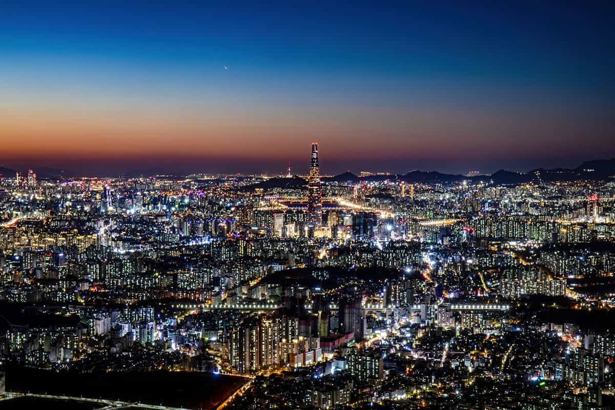 남한산성 야경  