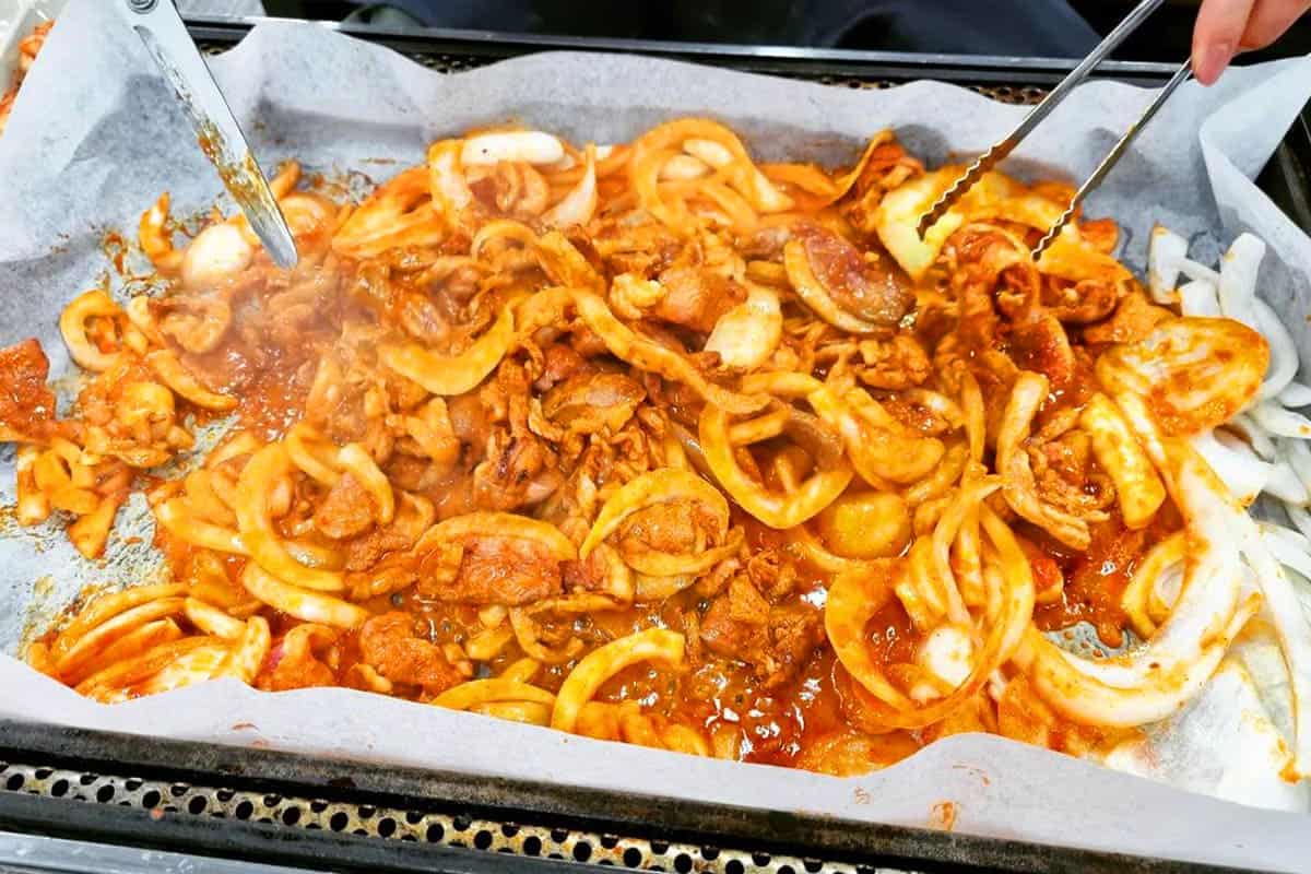 꼬꼬오리주물럭 요리 꼬꼬오리주물럭 요리