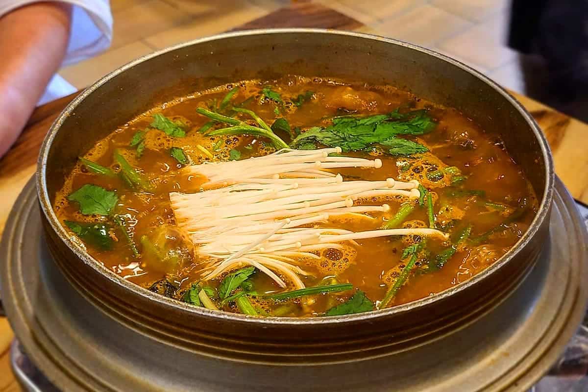 어탕국수 요리 어탕국수 요리