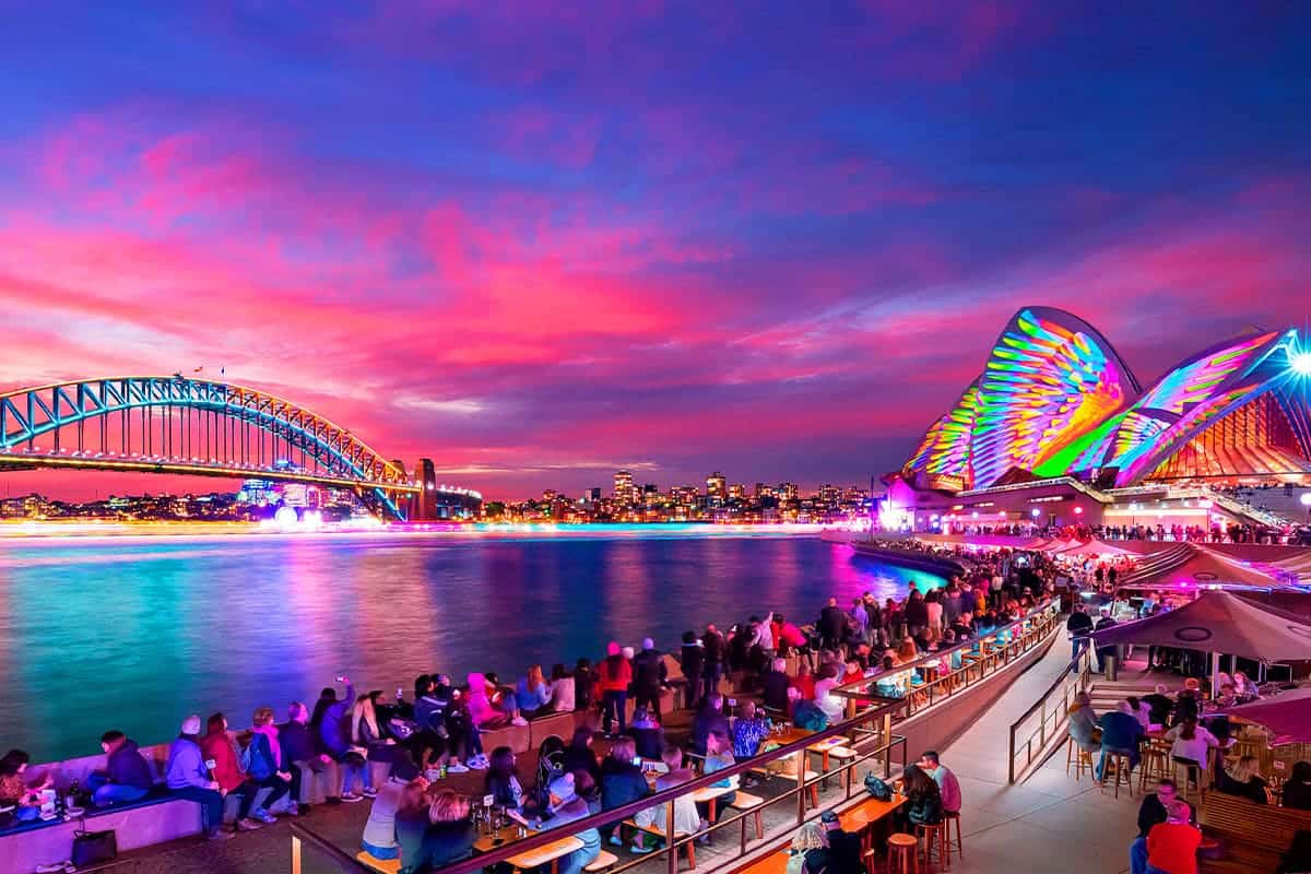비비드 시드니 축제 전경 비비드 시드니 축제 전경