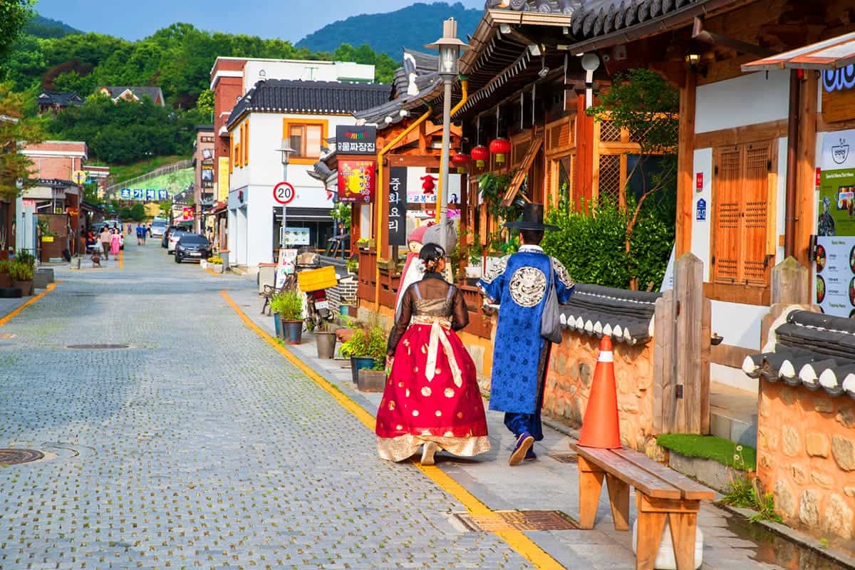 전주 한옥마을 풍경 