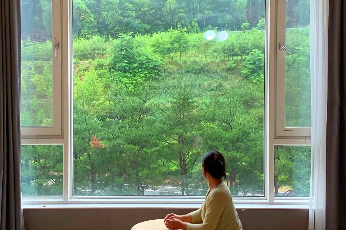 더화이트호텔 자연뷰 / 사진=ozi9yo_ 인스타그램 더화이트호텔 자연뷰 / 사진=ozi9yo_ 인스타그램