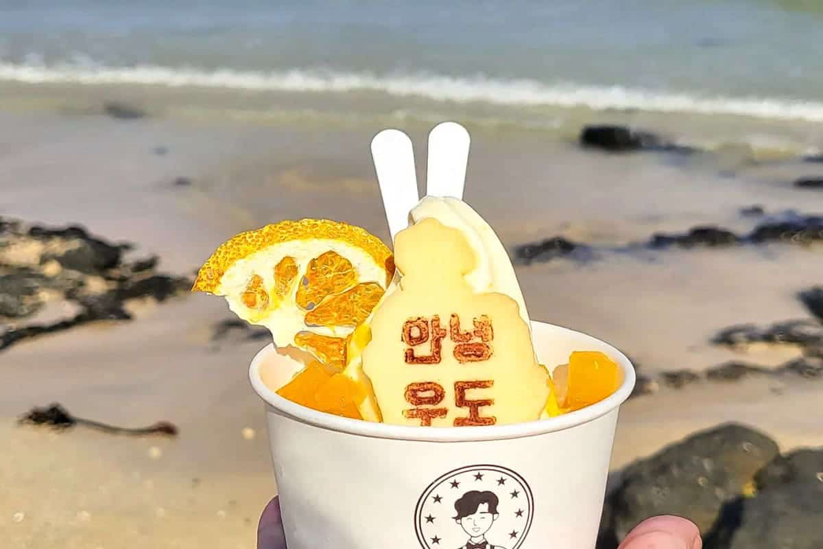 달콤하지 우도땅콩 아이스 아이스크림   