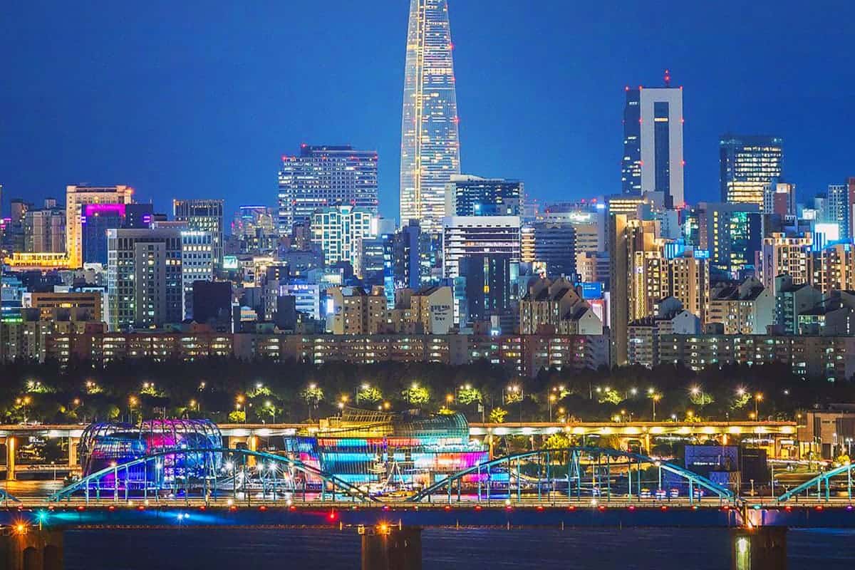용양봉저정공원 야경 / 사진=온라인커뮤니티