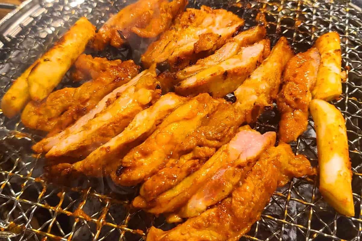 불타는숯불닭갈비 고추장닭갈비 불타는숯불닭갈비 고추장닭갈비