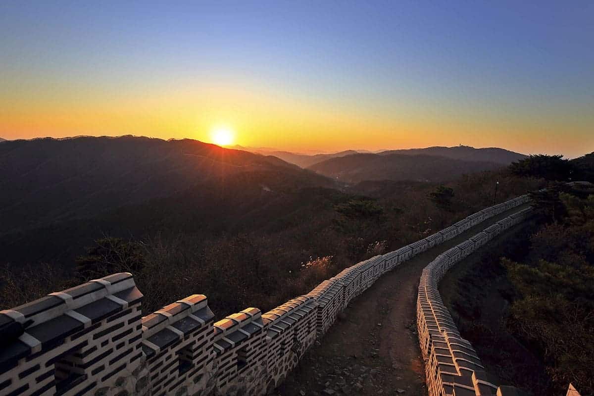 남한산성 일몰 