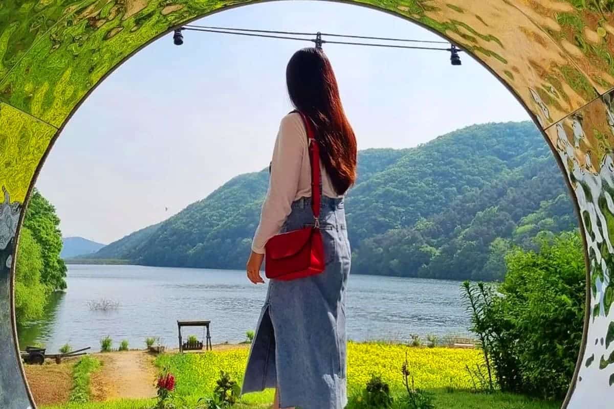 호수정감 포토존 