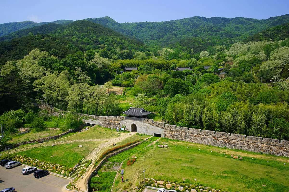 칠곡가산산성 전경 칠곡가산산성 전경