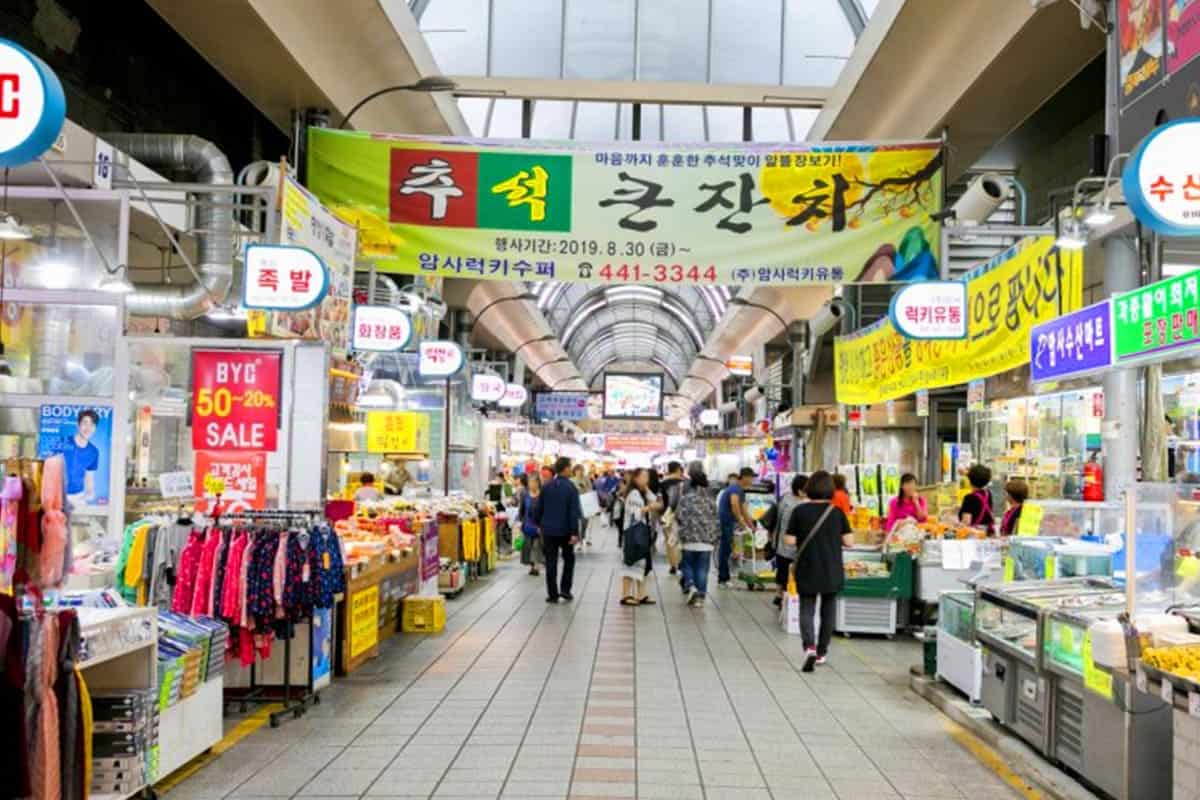 암사종합시장 풍경 암사종합시장 풍경