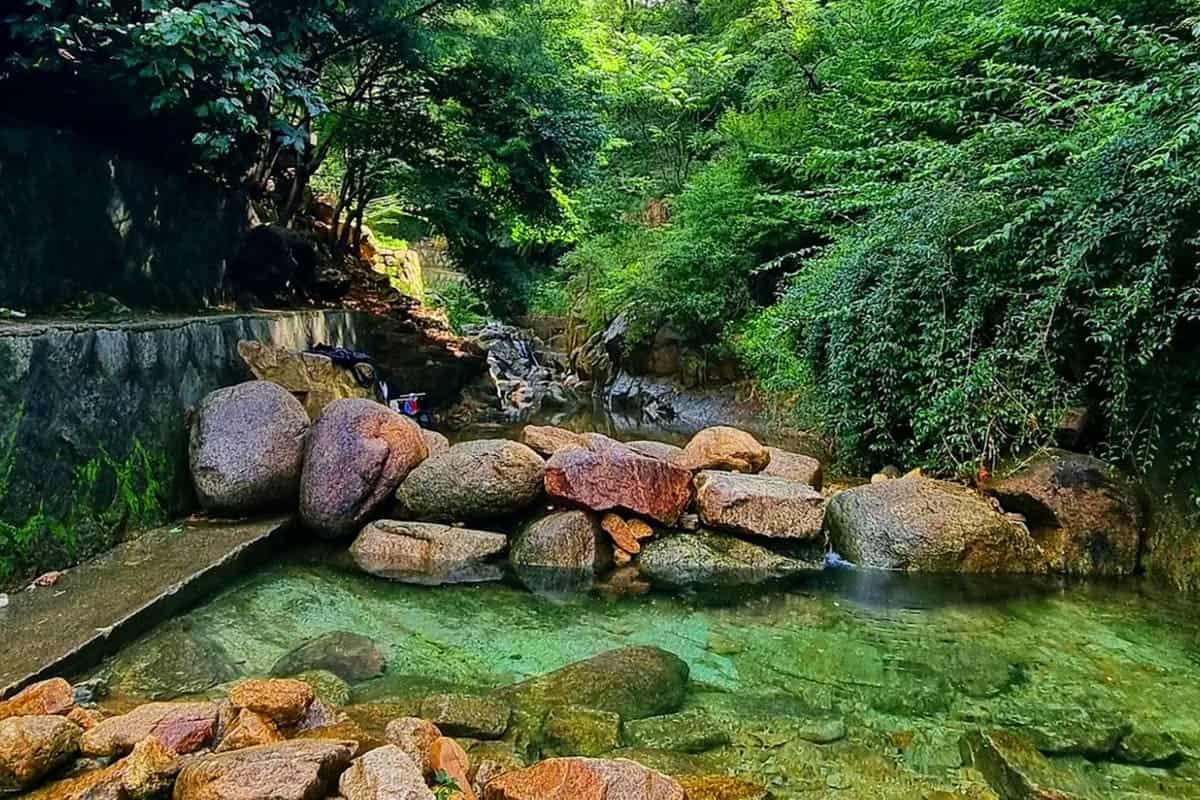 긴고랑계곡 풍경 