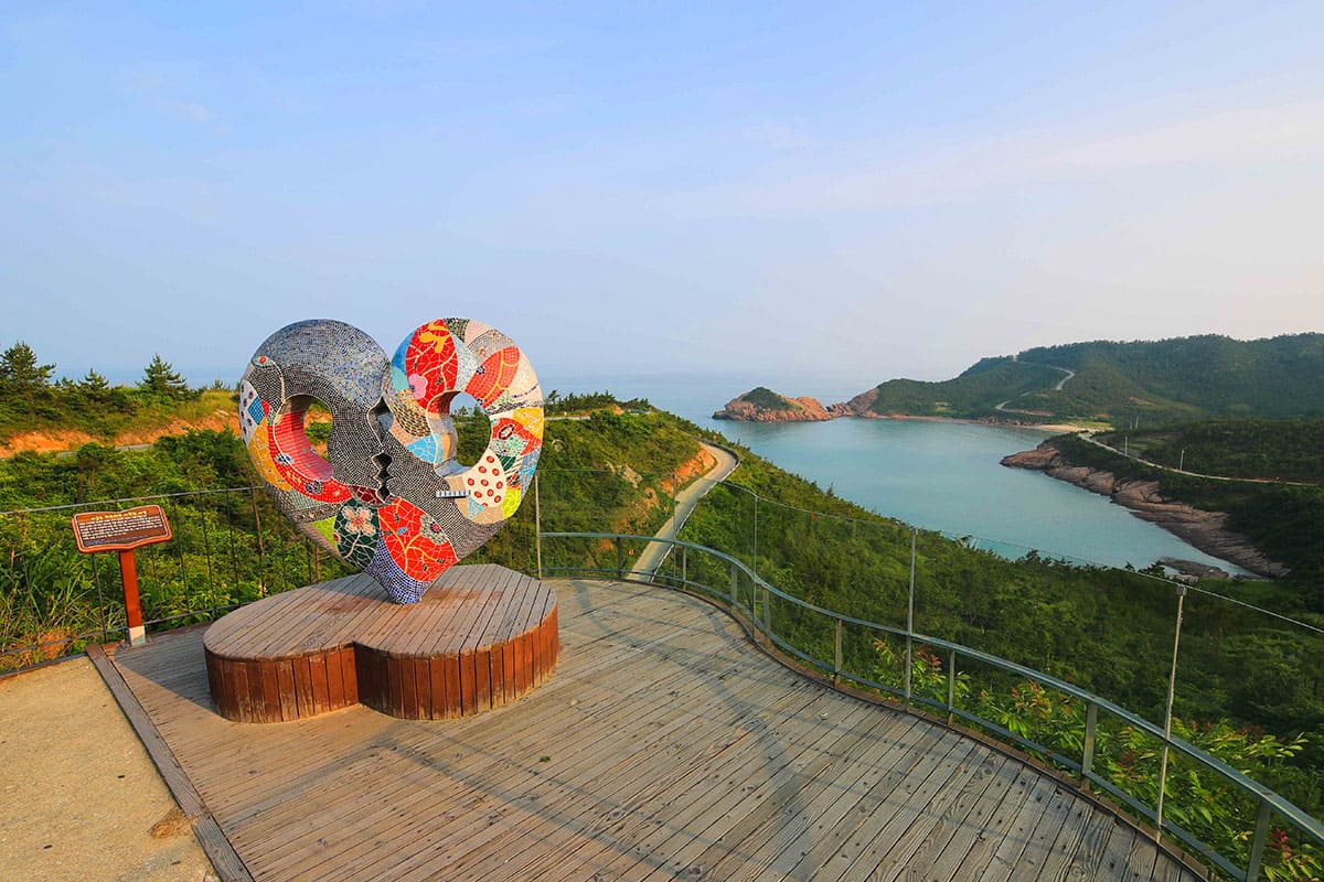 하트해변 전경  