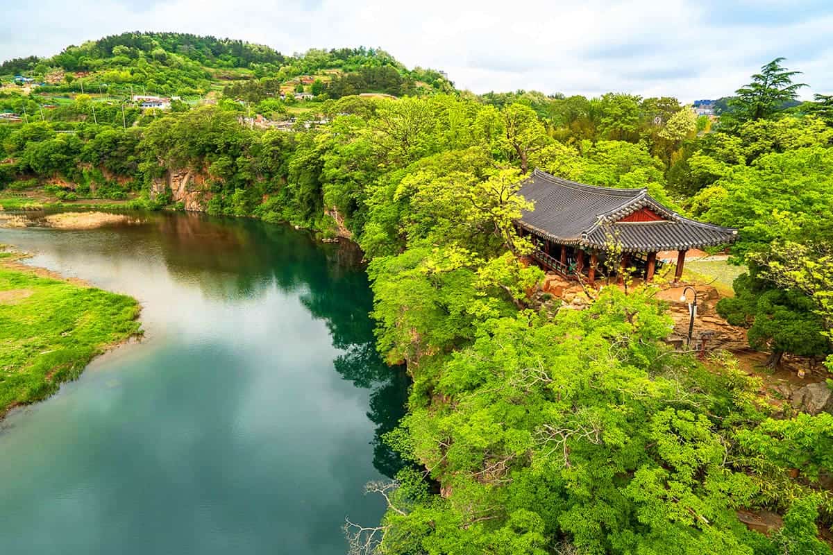 죽서루 전경 죽서루 전경