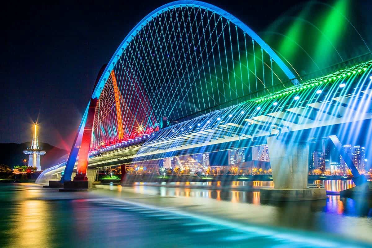 엑스포다리 야경 엑스포다리 야경