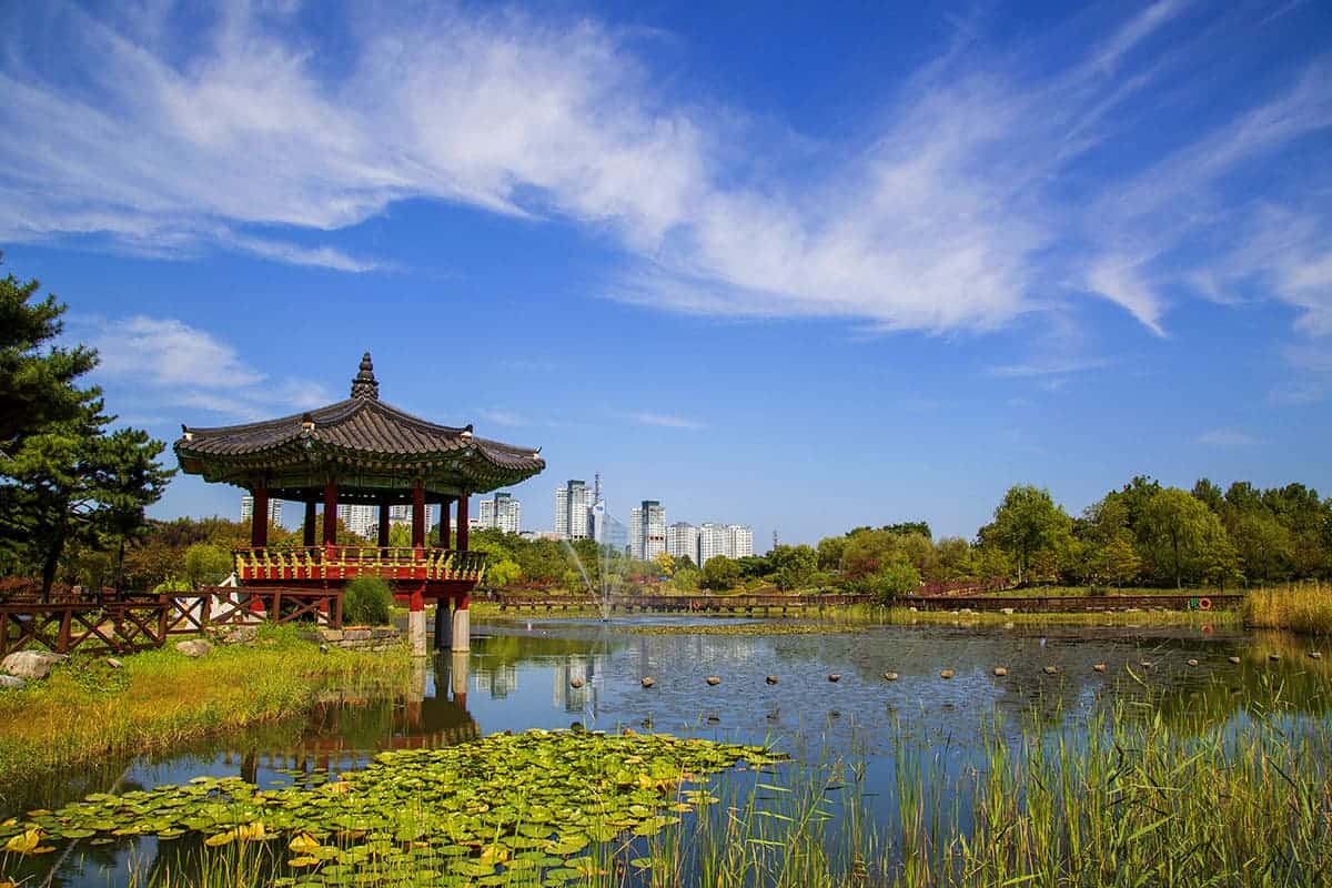 한밭수목원 정자 한밭수목원 정자