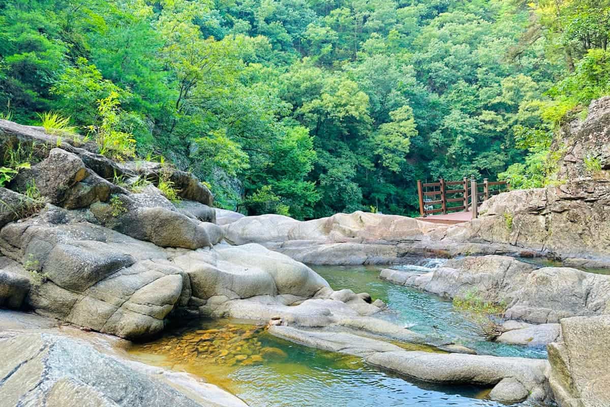 황계폭포 풍경 황계폭포 풍경
