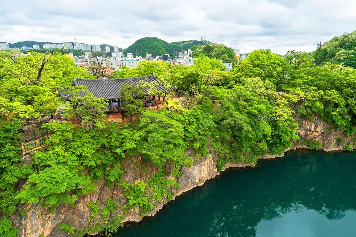 죽서루 풍경 