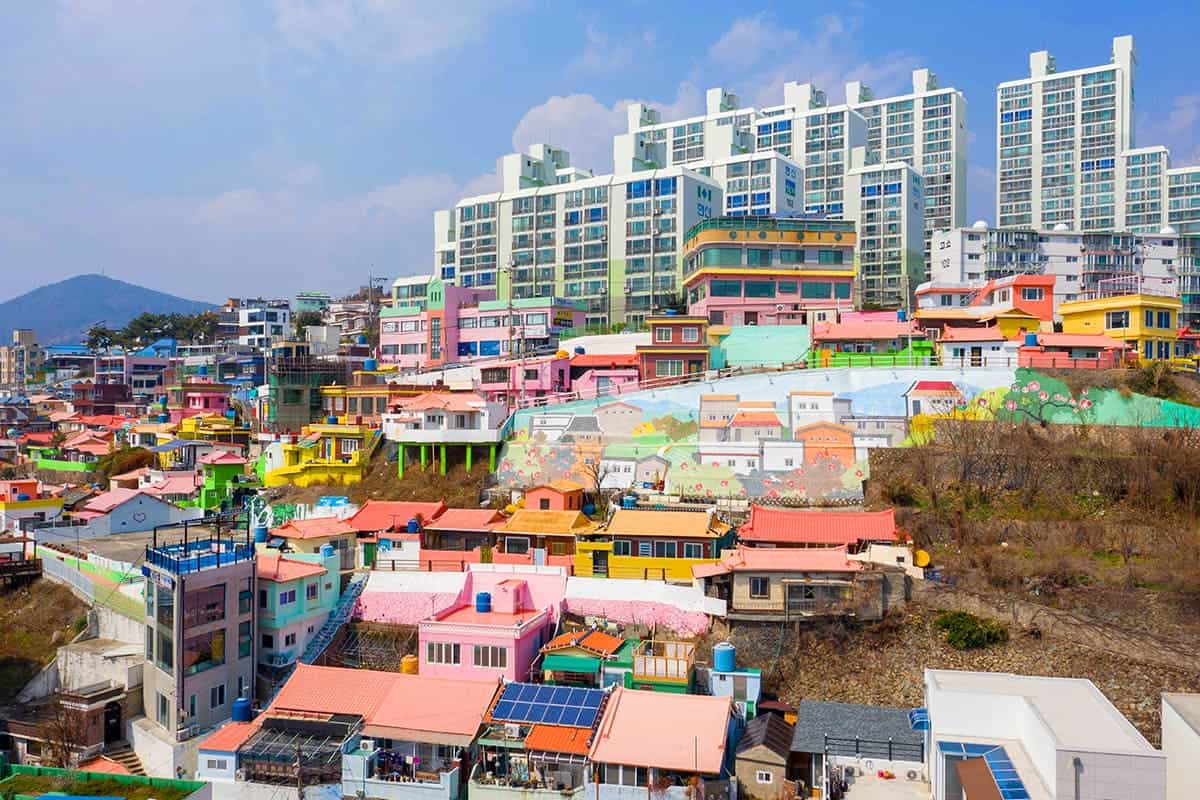 고소동 벽화 마을 풍경  