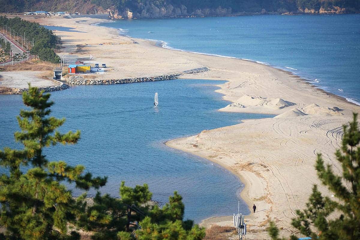 망양정해수욕장 전경 망양정해수욕장 전경
