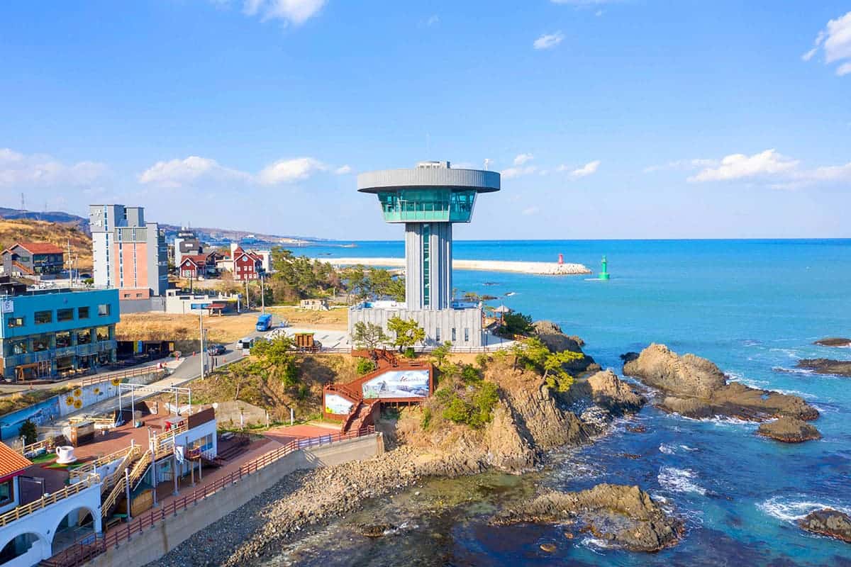 주상절리전망대 해안 전경 