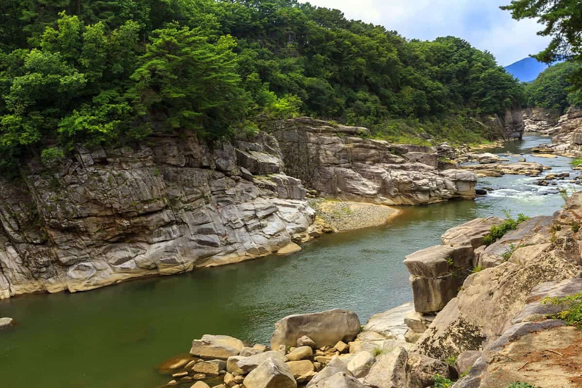 순담계곡 주상절리   