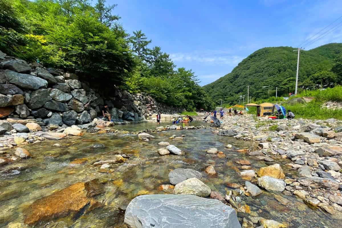 담터계곡 풍경 