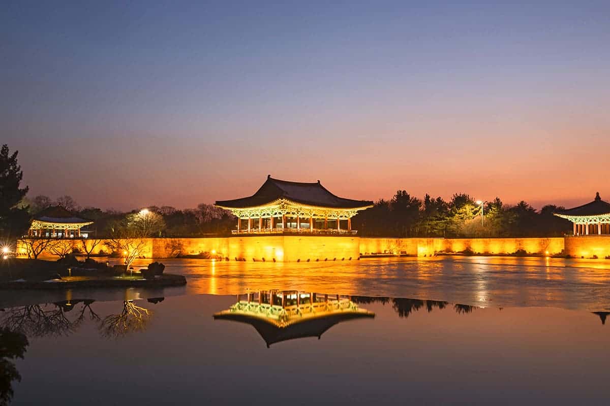 경주 동궁과월지 야경 경주 동궁과월지 야경
