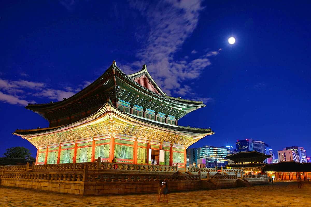 경복궁 근정전 야경 경복궁 근정전 야경