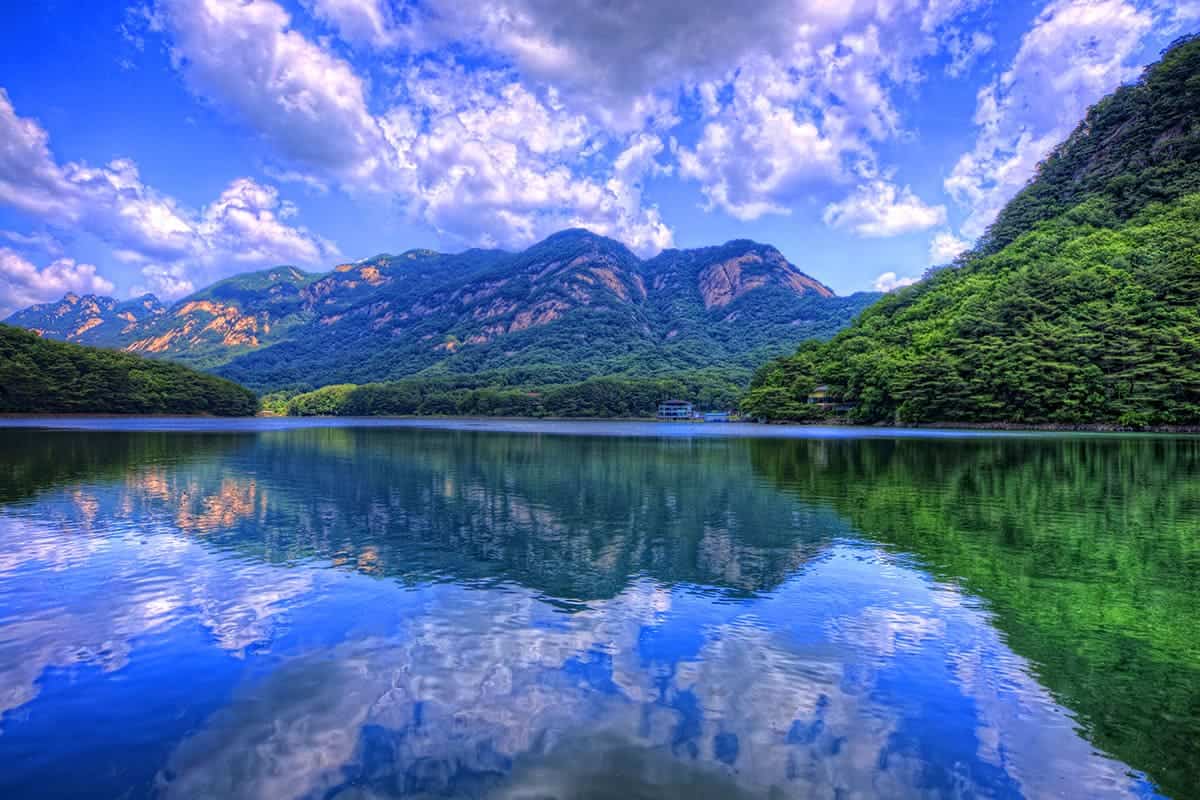 산정호수 명성산 풍경 