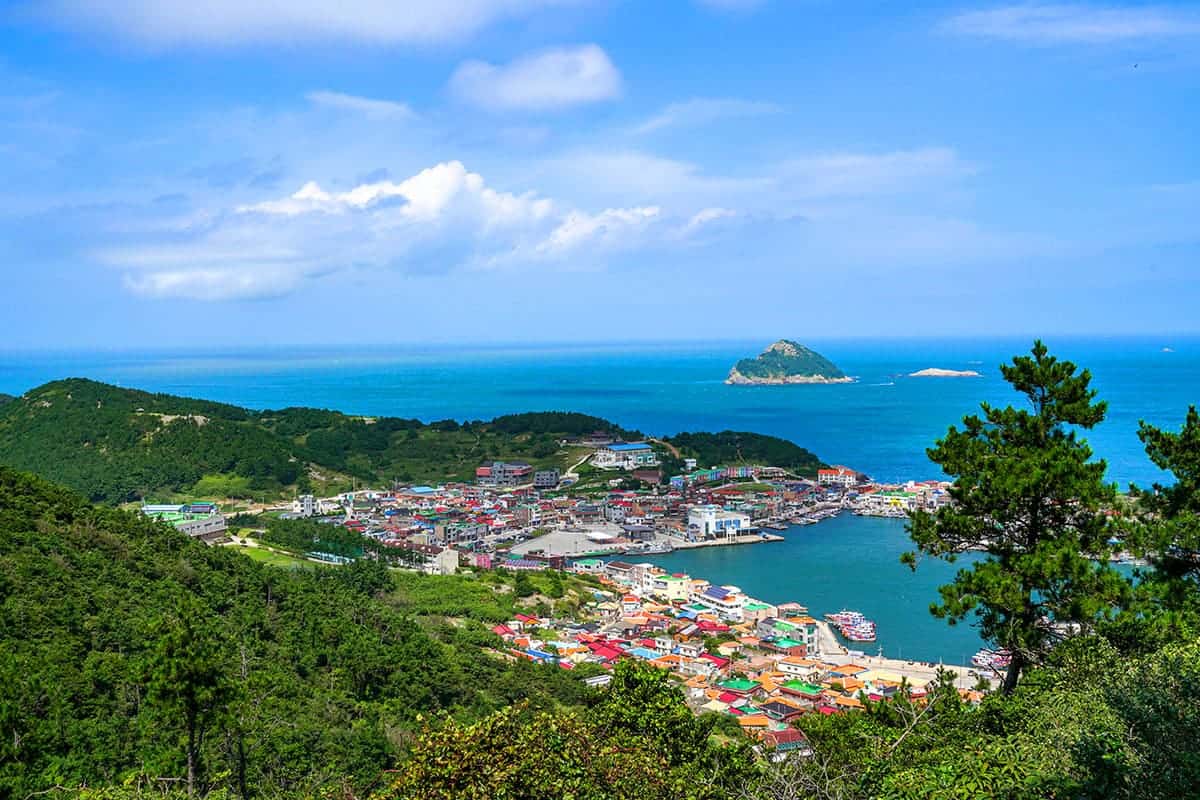 추자도 마을 전경 추자도 마을 전경