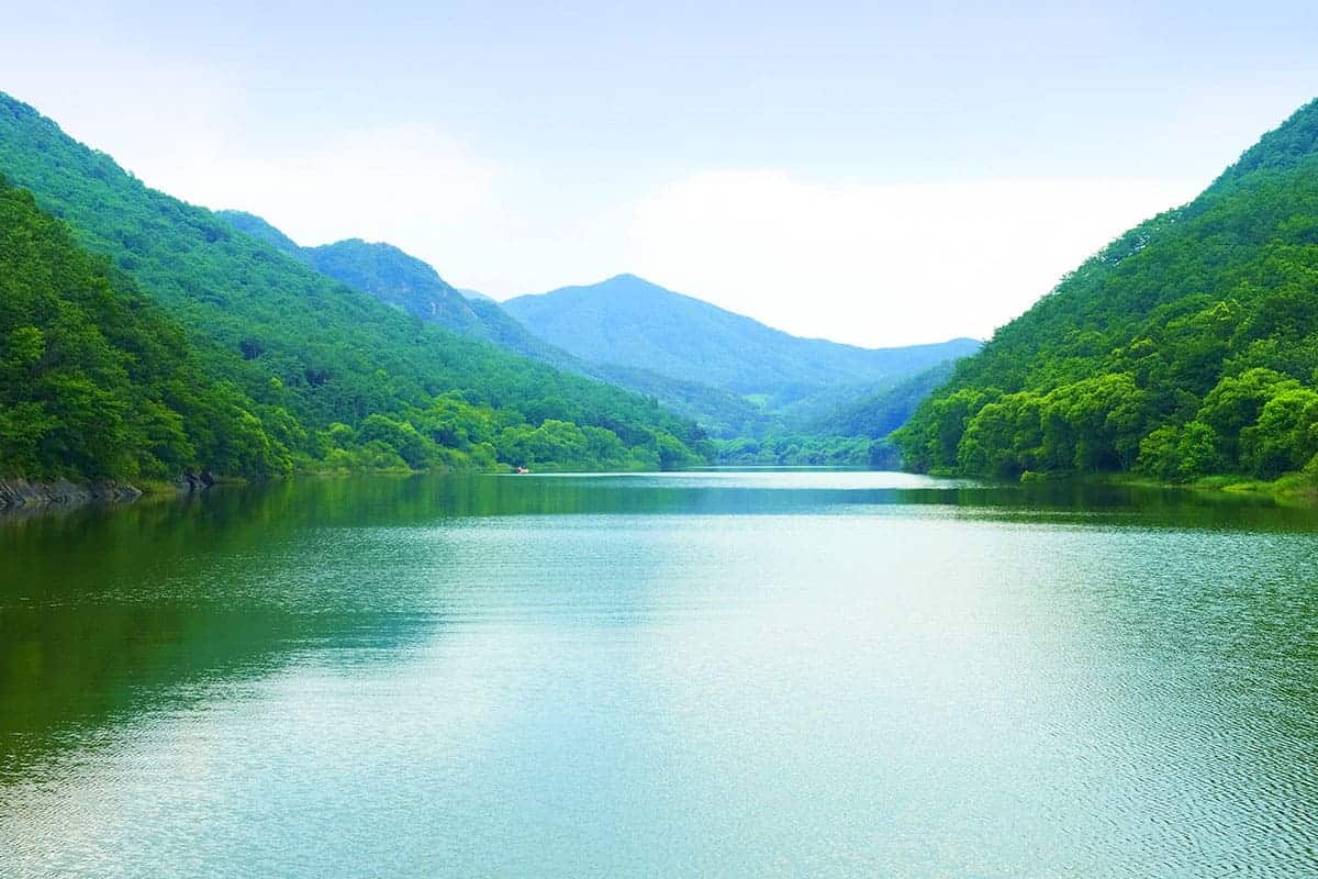 괴산호 여름 풍경 괴산호 여름 풍경