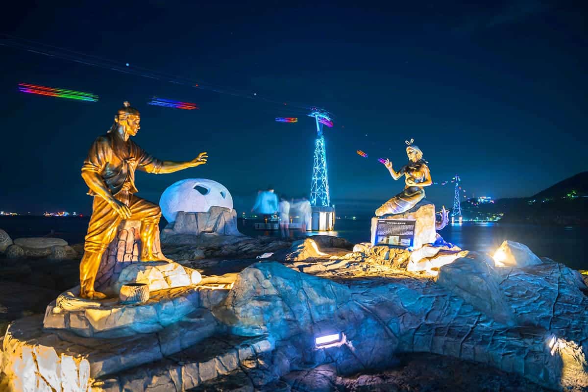 부산 송도해상케이블카 야경 부산 송도해상케이블카 야경