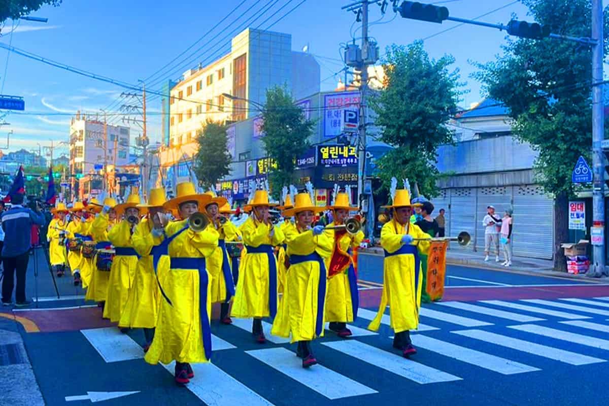 한산대첩 축제 거리 퍼레이드 
