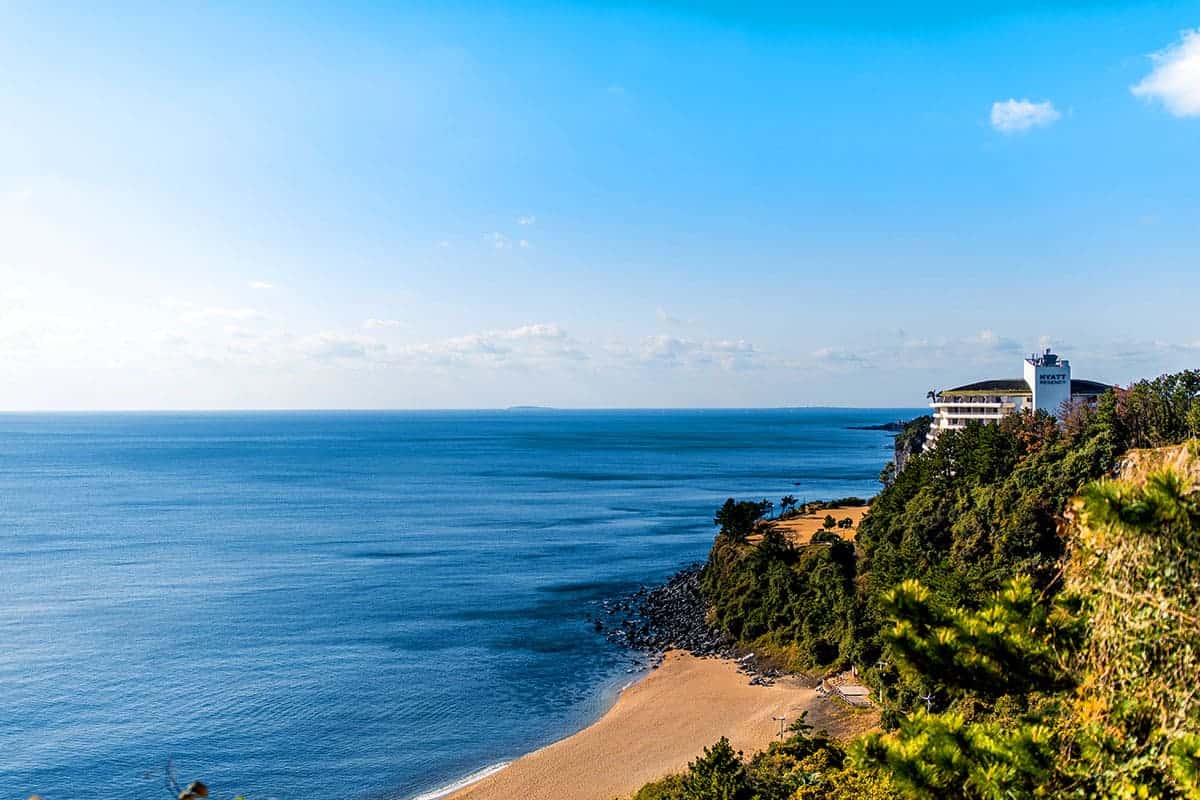 제주 중문색달해변 풍경 