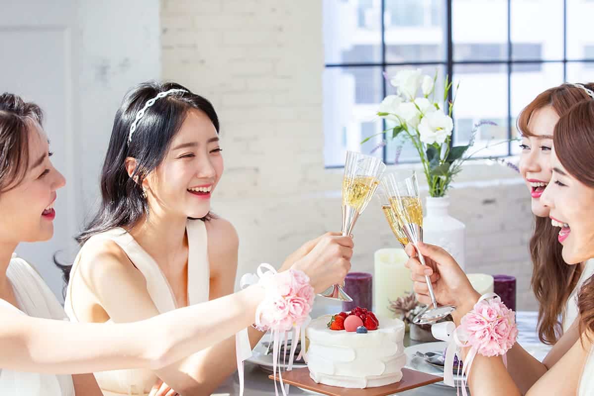 친구들과 브라이덜 샤워 