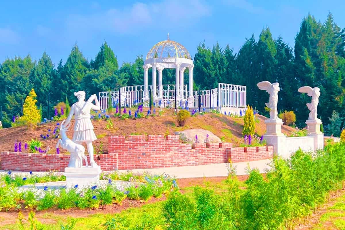 벽초지수목원 서양정원  
