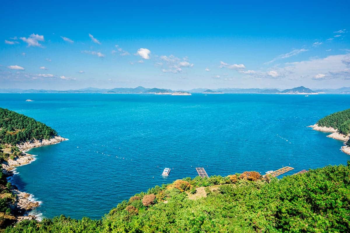 한려해상국립공원 해안 풍경 한려해상국립공원 해안 풍경