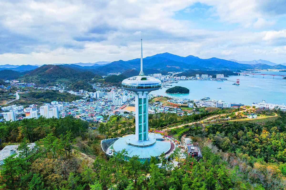 완도타워 전망대 전경 완도타워 전망대 전경