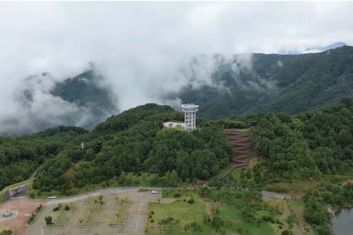 소백산 하늘자락공원 전경 소백산 하늘자락공원 전경