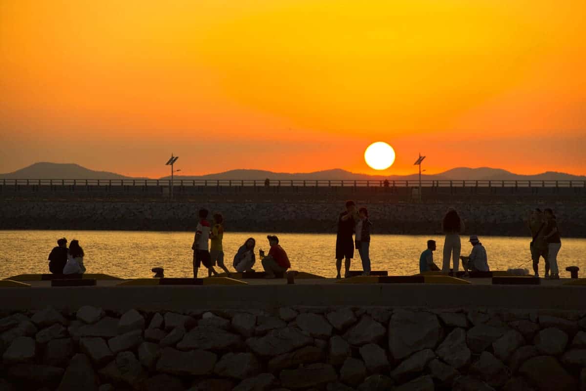 홍성 남당항 서해안 낙조 풍경 홍성 남당항 서해안 낙조 풍경