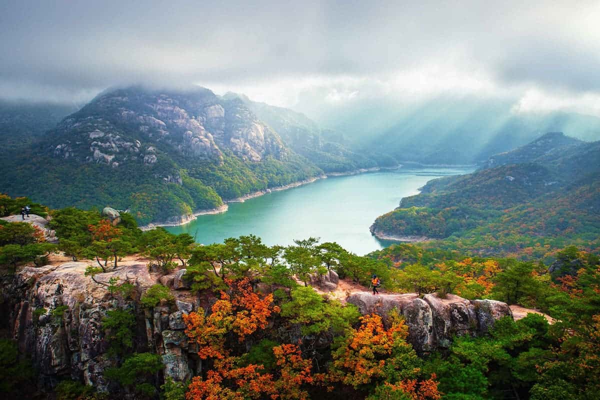옥순봉 가을 모습 옥순봉 가을 모습
