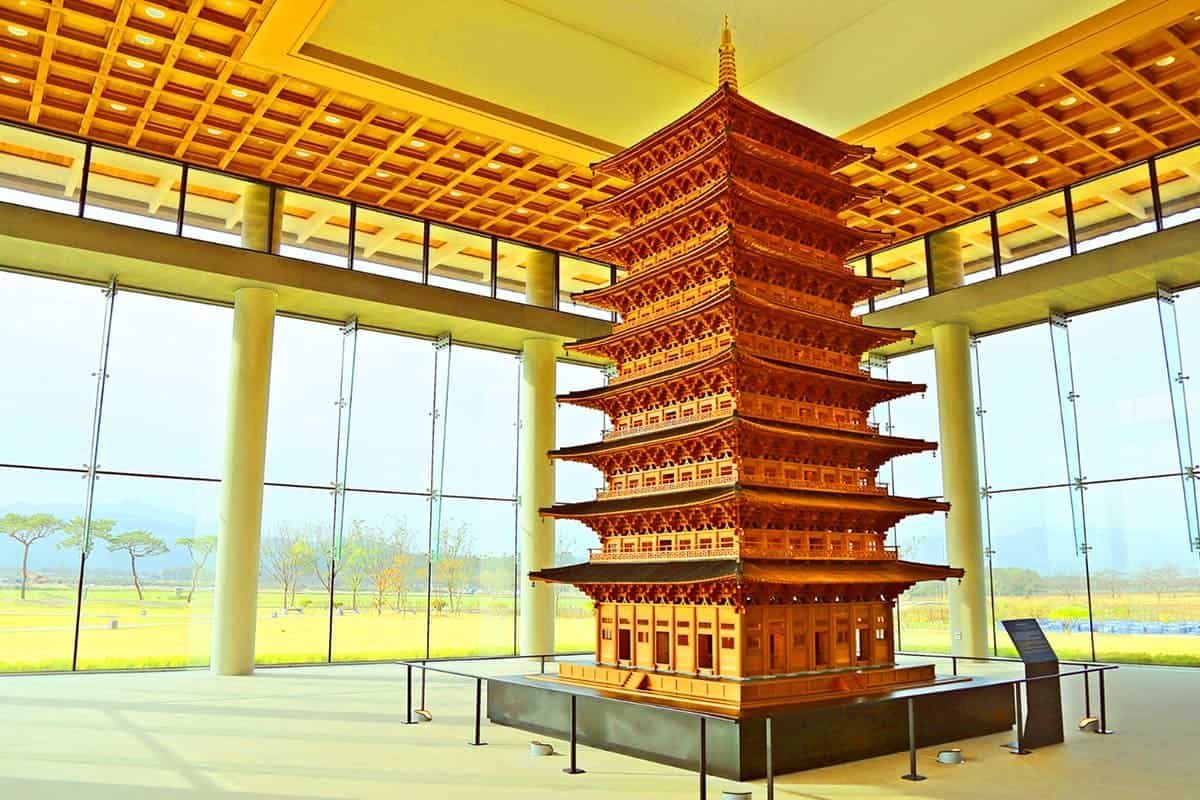황룡사 역사문화관 9층목탑 황룡사 역사문화관 9층목탑