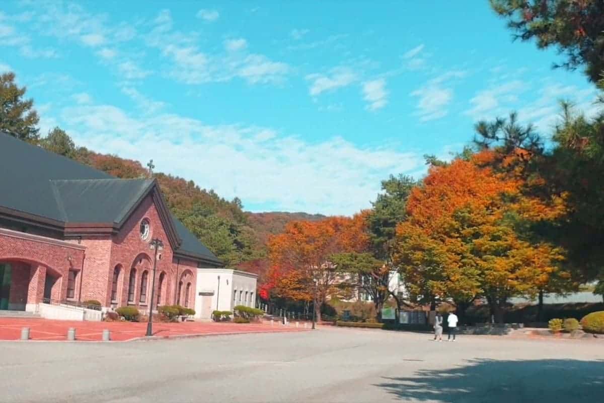 배티성지의 가을 모습