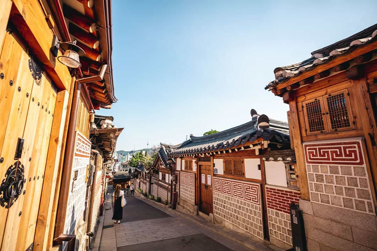 북촌 한옥마을의 모습 북촌 한옥마을의 모습