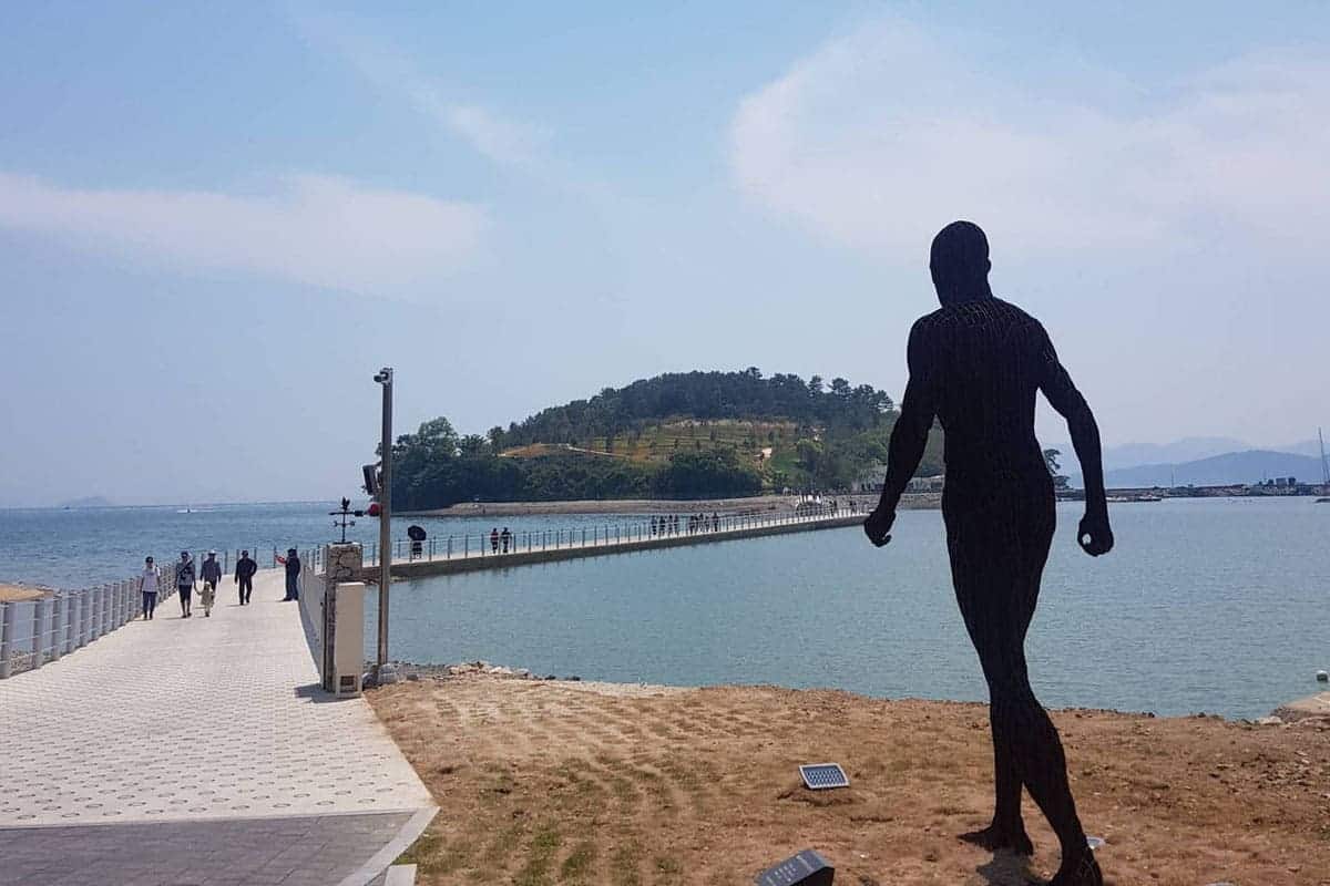 장도로 들어가는 입구 장도로 들어가는 입구