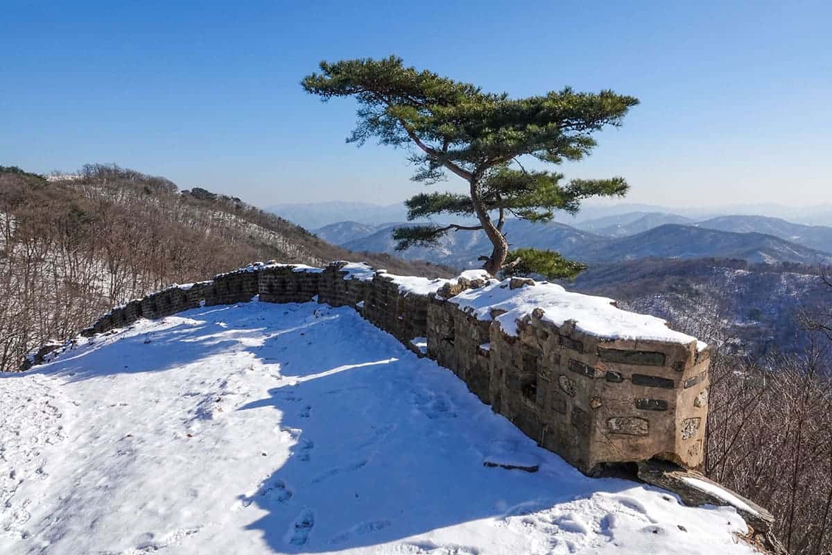 남한산성의 설경 남한산성의 설경