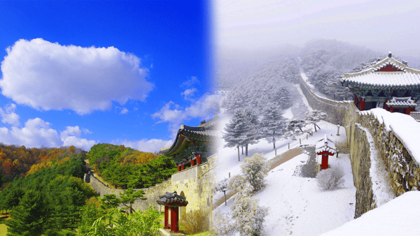 상당산성 가을, 겨울 전경 / 사진=게티이미지뱅크 상당산성 가을, 겨울 전경 / 사진=게티이미지뱅크
